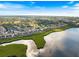 Scenic aerial view of the community on the water showcasing its serene waterfront living at 854 Bird Bay Way # 190, Venice, FL 34285