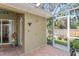 Outdoor shower near pool area for rinsing off after swimming at 1232 Marilyn Ln, North Port, FL 34286