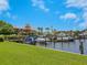 View of the marina with boats docked at 128 Sea Anchor Dr, Osprey, FL 34229