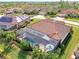 Bird's eye view of home with solar panels at 13376 Caravaggio Ct, Venice, FL 34293