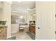 Elegant bathroom with soaking tub and walk-in shower at 13376 Caravaggio Ct, Venice, FL 34293