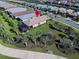 Bird's-eye view of house and neighborhood, showing location and surroundings at 13463 Nobilio St, Venice, FL 34293