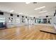 Bright studio with mirrors, chairs, and natural light, perfect for fitness or dance at 174 Southampton S Pl # 345, Venice, FL 34293