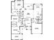 Detailed floor plan showcasing the layout of the home, including bedrooms, bathrooms, and living spaces at 19836 Bridgetown Loop, Venice, FL 34293