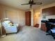 Bedroom with a closet, work space, and seating area at 4052 Holin Ln, North Port, FL 34287