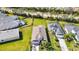 Aerial view of a house and surrounding community at 4309 Renwick Dr, Parrish, FL 34219