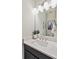 Modern bathroom with a vanity, sink, and sleek fixtures at 4309 Renwick Dr, Parrish, FL 34219