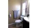 Clean bathroom with toilet, sink, and shower/tub combo at 562 Longwood Dr, Venice, FL 34285