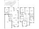 Detailed floor plan showing layout of all levels of the home at 12279 Canavese Ln, Venice, FL 34293
