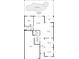 First floor plan featuring pool and bedroom with hall, bath, Gathering room, laundry room, and kitchen at 12279 Canavese Ln, Venice, FL 34293