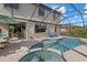 Wonderful screened-in pool area featuring a spa and comfortable seating, perfect for relaxation at 12279 Canavese Ln, Venice, FL 34293