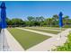 Scenic bocce ball courts lined with lush greenery and seating, offering a perfect outdoor recreational amenity at 1342 Maseno Dr, Venice, FL 34292