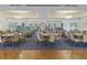 Well-lit meeting room featuring round tables, comfortable seating, and neutral tones, creating a welcoming and functional space at 1342 Maseno Dr, Venice, FL 34292