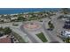 Coastal view of North Port Florida, with the Gulf coast, cars, and a roundabout at 1449 Overhead St, North Port, FL 34288