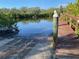 Community boat ramp access, with dock and waterfront views at 1596 Landfall Dr, Nokomis, FL 34275