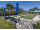 Well-maintained bocce ball court with convenient seating at 4238 Mackay Falls Ter, Sarasota, FL 34243