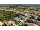 Spacious community with lush landscapes, a lake, and a golf course at 707 Petrel Way, Venice, FL 34285