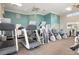 Well-equipped fitness center with modern Precor treadmills and stationary bikes for residents' active lifestyles at 707 Petrel Way, Venice, FL 34285