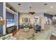Inviting living room with stylish decor and comfortable seating arrangements at 805 Derbyshire Dr, Venice, FL 34285