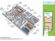 Detailed floor plan showcasing spacious layout with multiple bedrooms, open living areas, and garage at 351 Carlino Dr, Nokomis, FL 34275
