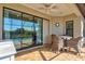 Covered patio with brick pavers that provides seamless indoor/outdoor living at 351 Carlino Dr, Nokomis, FL 34275