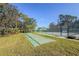 Outdoor shuffleboard court with well-maintained green and blue skies in the background at 446 Pendleton Ct, Venice, FL 34292