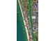 Map illustrating the property's coastal location and nearby beach access at 641 Bayshore Rd, Nokomis, FL 34275