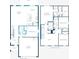 Two-story home floor plan, four bedrooms, and a two-car garage at 25242 Paraguay St, Punta Gorda, FL 33983