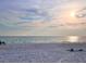 Stunning ocean view at sunset from the beach at 9715 Harrell Ave # 40, Treasure Island, FL 33706
