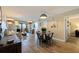 Casual dining area with wood floors and coastal decor at 6268 Palma Del Mar S Blvd # 204, St Petersburg, FL 33715