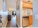 Welcoming entryway with wood-look floors and a view into the living area at 6268 Palma Del Mar S Blvd # 204, St Petersburg, FL 33715