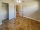 Bedroom with tile floors and closet at 4185 Barracuda Se Dr, St Petersburg, FL 33705