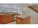 Kitchen with island, granite countertops and stainless appliances at 1344 Ribolla Dr, Palm Harbor, FL 34683