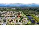 Aerial view of home and surrounding area at 10617 Bamboo Rod Cir, Riverview, FL 33569