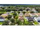 Aerial view of house and surrounding neighborhood at 10617 Bamboo Rod Cir, Riverview, FL 33569