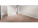 Simple bedroom with neutral walls and carpet at 10617 Bamboo Rod Cir, Riverview, FL 33569