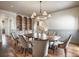 Formal dining room offers a sophisticated atmosphere with a large table and built-in cabinetry at 1056 Snell Isle Ne Blvd, St Petersburg, FL 33704