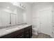 Double vanity bathroom with granite countertop at 37501 Williamette Way, Zephyrhills, FL 33540