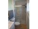 Clean bathroom with a large walk-in shower at 14914 Capri Ln, Hudson, FL 34667