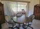 Dining area with table and four chairs at 2587 Blackwood Cir, Clearwater, FL 33763