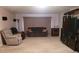 Spacious living room with comfortable seating at 2587 Blackwood Cir, Clearwater, FL 33763