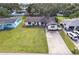 Housetop view showing the house and driveway at 5818 18Th S Ave, Gulfport, FL 33707