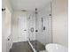 Large walk-in shower with glass enclosure at 5818 18Th S Ave, Gulfport, FL 33707