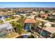 Aerial view of single-Gathering home with pool and canal access at 901 Don Juan Ct, Punta Gorda, FL 33950