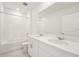 Clean bathroom with double vanity and bathtub at 31703 Wild Grape Ln, Brooksville, FL 34602