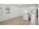 Kitchen with island, stainless steel appliances and view to backyard at 14036 Crutchfield Ct, Parrish, FL 34219