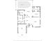 Floor plan showing a spacious layout with pool at 12010 Villa Rd, Spring Hill, FL 34609