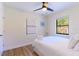 Bedroom with a queen-size bed and window at 1344 Springdale St, Clearwater, FL 33755