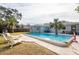 Refreshing pool with lounge chairs at 1344 Springdale St, Clearwater, FL 33755