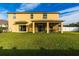 Large backyard with screened patio at 20102 Blue Daze Ave, Tampa, FL 33647